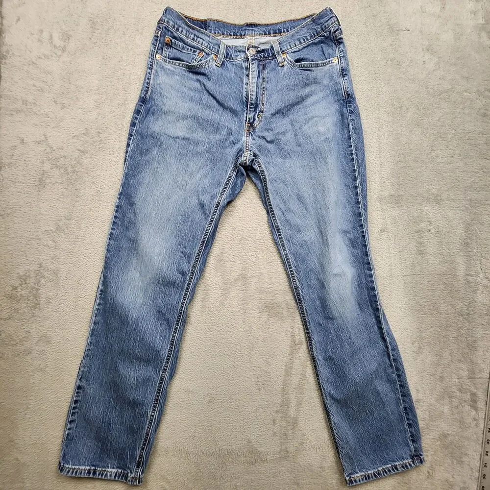 Levis Mens 33x32 541 Jeans Athletic Fit 99% Cotton Stretch Denim Casual Pants